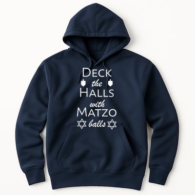 Deck The Halls With Matzo Balls Hoodie