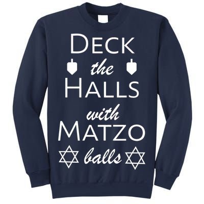 Deck The Halls With Matzo Balls Sweatshirt