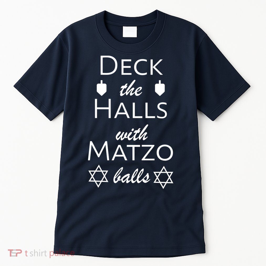 Deck The Halls With Matzo Balls Tall T-Shirt