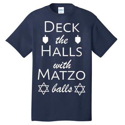 Deck The Halls With Matzo Balls Tall T-Shirt