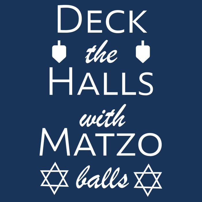Deck The Halls With Matzo Balls Baby Bodysuit