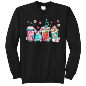 Drinks Easter Daisy Cute Bunny Gift for easter Sweatshirt