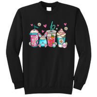 Drinks Easter Daisy Cute Bunny Gift for easter Sweatshirt