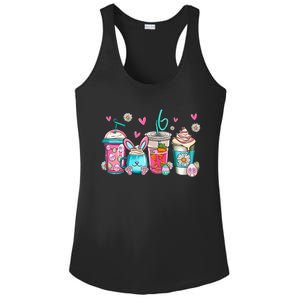 Drinks Easter Daisy Cute Bunny Gift for easter Ladies PosiCharge Competitor Racerback Tank