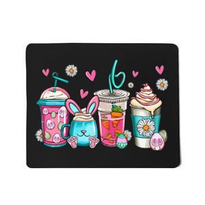 Drinks Easter Daisy Cute Bunny Gift for easter Mousepad