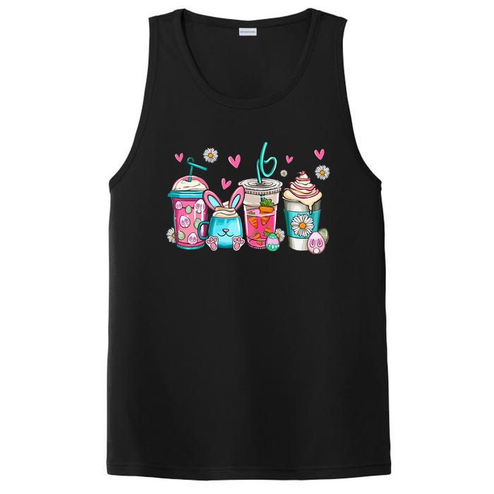 Drinks Easter Daisy Cute Bunny Gift for easter PosiCharge Competitor Tank