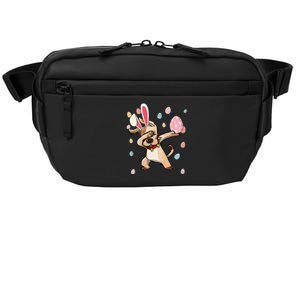 Dabbing Easter Dog Bunny Ears Gift Crossbody Pack