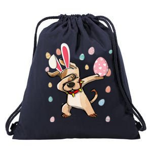 Dabbing Easter Dog Bunny Ears Gift Drawstring Bag