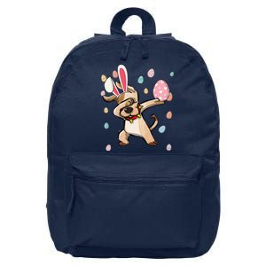 Dabbing Easter Dog Bunny Ears Gift 16 in Basic Backpack