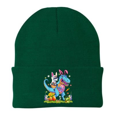 Dinosaur Easter Day Unicorn Riding Trex Bunny Costume Knit Cap Winter Beanie