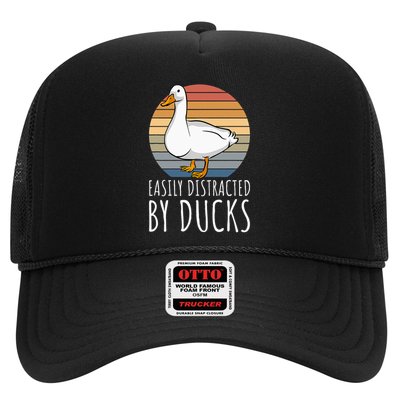 Duck Easily Distracted By Ducks Trucker Hat