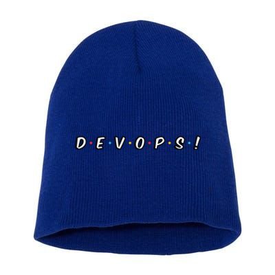 Devops Engineering Developt Engineer Cool Gift Short Acrylic Beanie