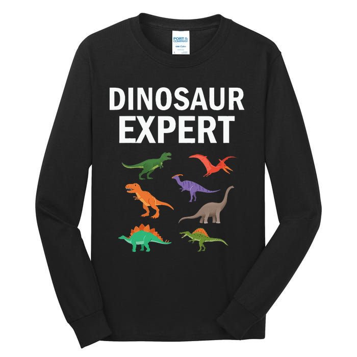 Dinosaur Expert Dino T Rex Dinosaurus Lovers Tall Long Sleeve T-Shirt