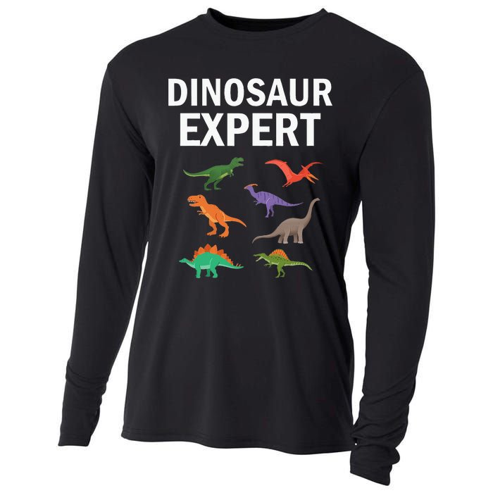 Dinosaur Expert Dino T Rex Dinosaurus Lovers Cooling Performance Long Sleeve Crew