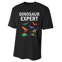 Dinosaur Expert Dino T Rex Dinosaurus Lovers Performance Sprint T-Shirt