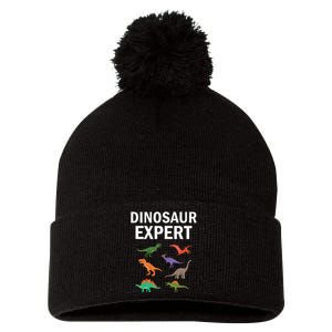 Dinosaur Expert Dino T Rex Dinosaurus Lovers Pom Pom 12in Knit Beanie