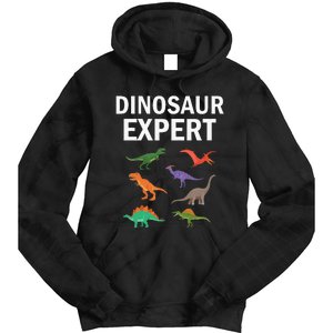 Dinosaur Expert Dino T Rex Dinosaurus Lovers Tie Dye Hoodie