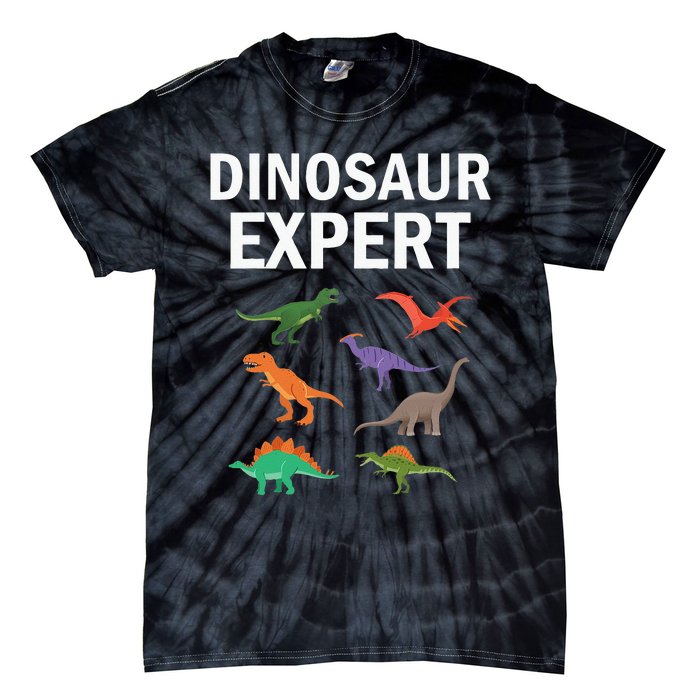 Dinosaur Expert Dino T Rex Dinosaurus Lovers Tie-Dye T-Shirt