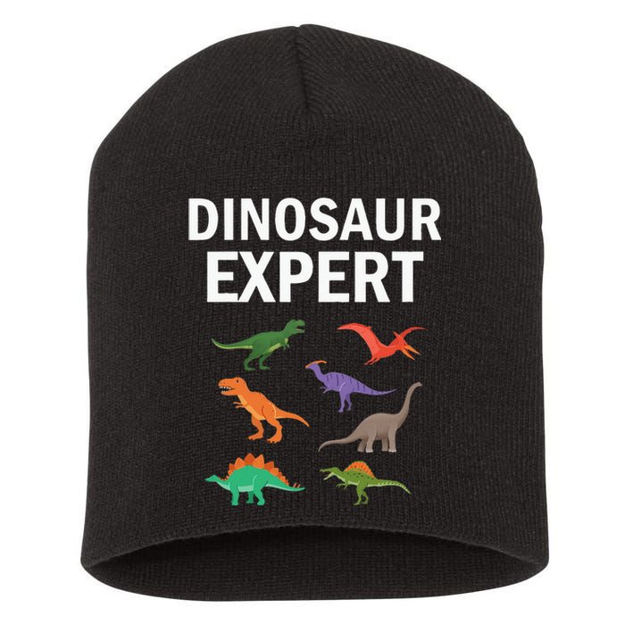 Dinosaur Expert Dino T Rex Dinosaurus Lovers Short Acrylic Beanie