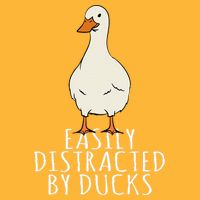 Duck Easily Distracted By Ducks Pom Pom 12in Knit Beanie