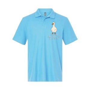 Duck Easily Distracted By Ducks Softstyle Adult Sport Polo