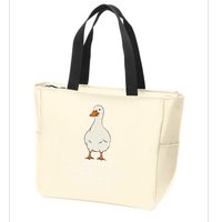 Duck Easily Distracted By Ducks Zip Tote Bag
