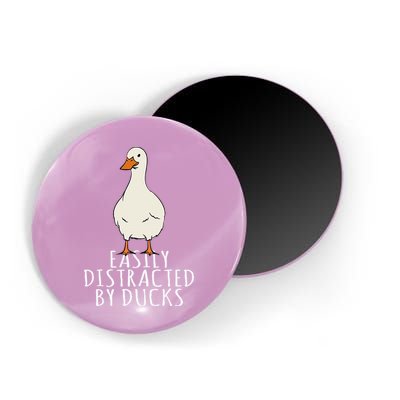 Duck Easily Distracted By Ducks Magnet