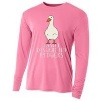 Duck Easily Distracted By Ducks Cooling Performance Long Sleeve Crew