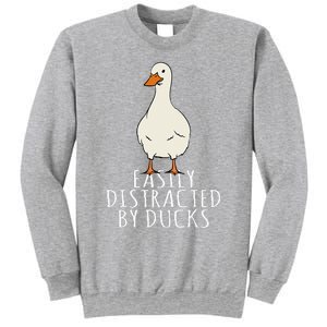 Duck Easily Distracted By Ducks Sweatshirt