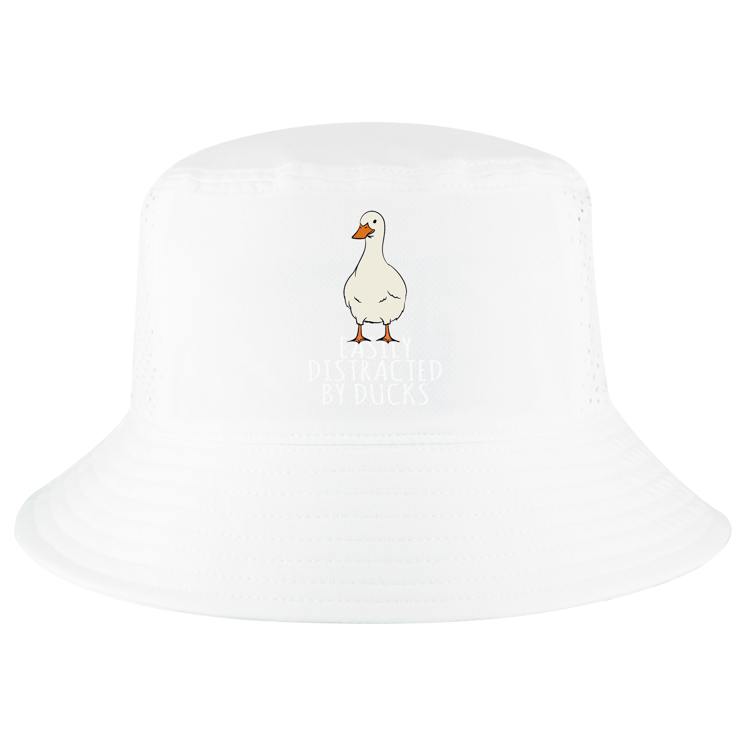 Duck Easily Distracted By Ducks Cool Comfort Performance Bucket Hat