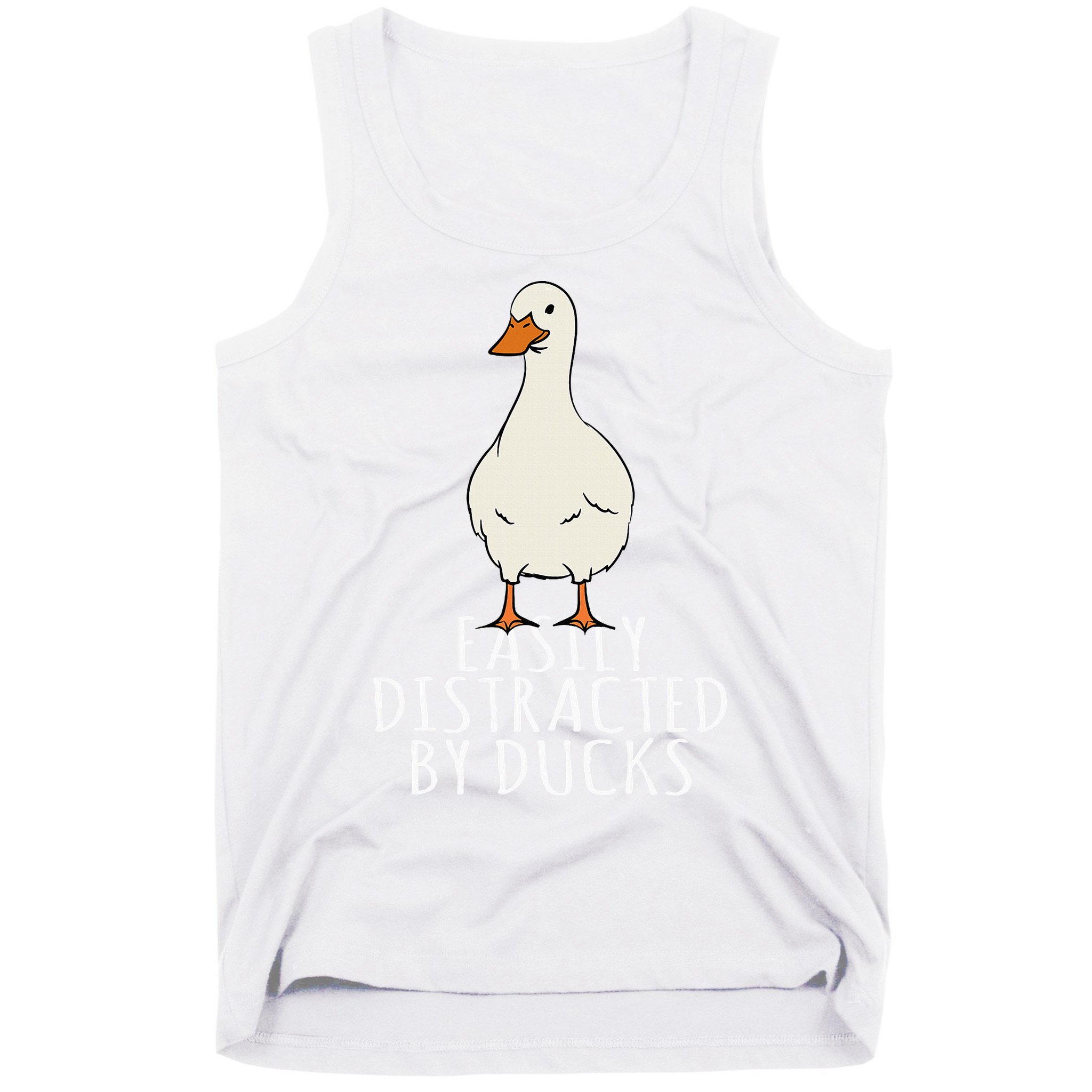 Duck Easily Distracted By Ducks Tank Top