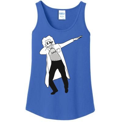 Dabbing Einstein Ladies Essential Tank