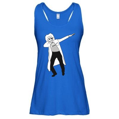 Dabbing Einstein Ladies Essential Flowy Tank