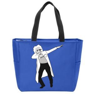 Dabbing Einstein Zip Tote Bag