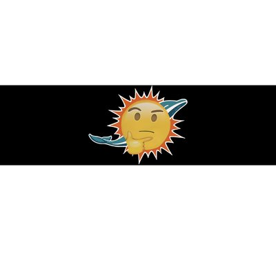 Dolphins Emoji Bumper Sticker