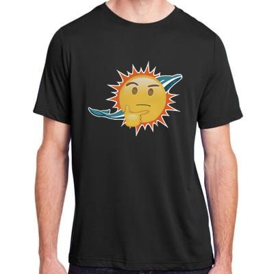 Dolphins Emoji Adult ChromaSoft Performance T-Shirt