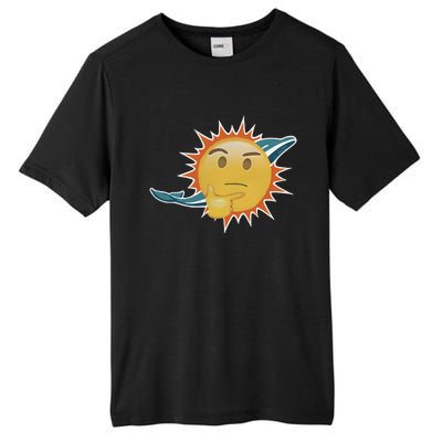 Dolphins Emoji Tall Fusion ChromaSoft Performance T-Shirt