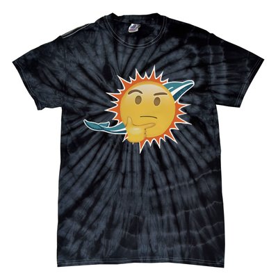 Dolphins Emoji Tie-Dye T-Shirt