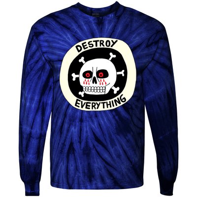 Destroy Everything Tie-Dye Long Sleeve Shirt