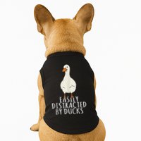Duck Easily Distracted By Ducks Doggie Tank