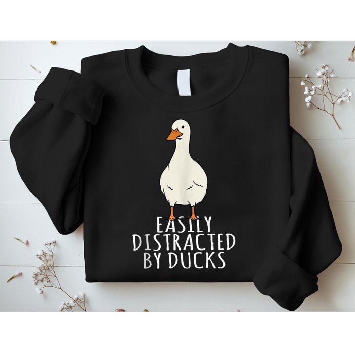 Duck Easily Distracted By Ducks Sweatshirt