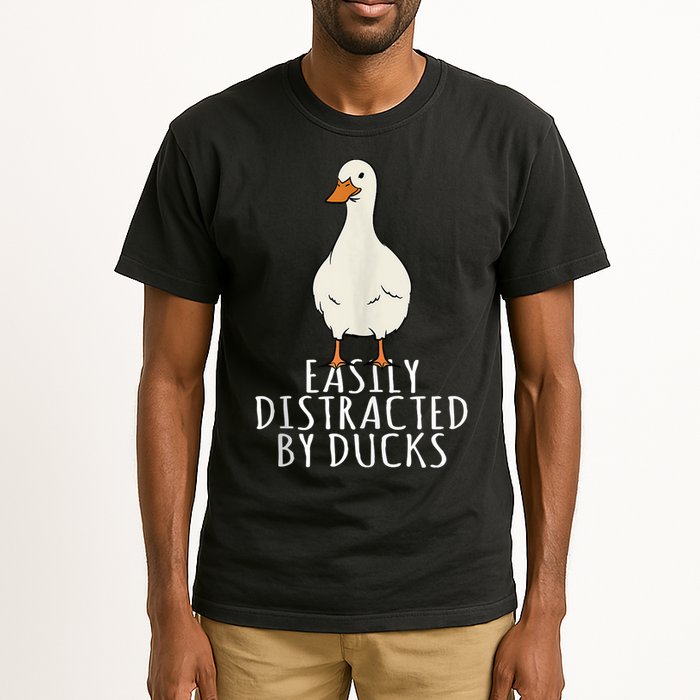 Duck Easily Distracted By Ducks Tall T-Shirt