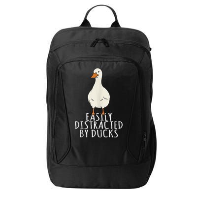 Duck Easily Distracted By Ducks City Backpack