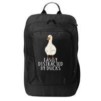 Duck Easily Distracted By Ducks City Backpack
