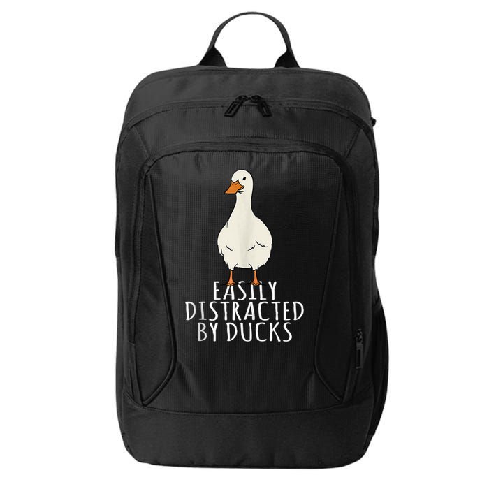 Duck Easily Distracted By Ducks City Backpack