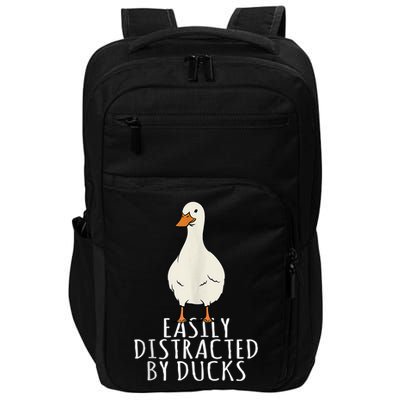 Duck Easily Distracted By Ducks Impact Tech Backpack