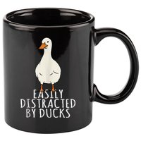 Duck Easily Distracted By Ducks 11oz C Handle Ceramic Mug