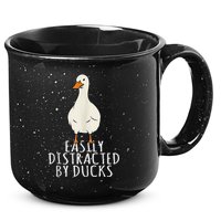 Duck Easily Distracted By Ducks 15oz Campfire Ceramic Mug