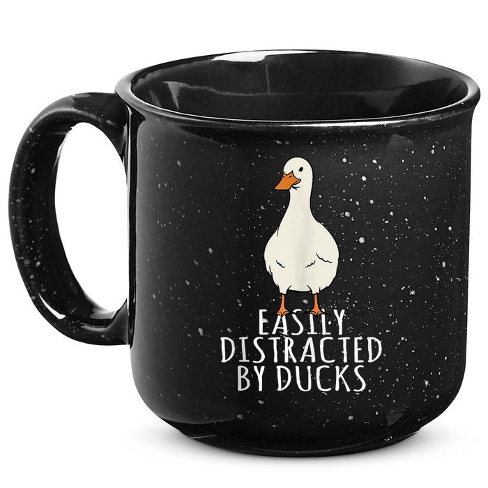 Duck Easily Distracted By Ducks 15oz Campfire Ceramic Mug