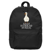 Duck Easily Distracted By Ducks 16 in Basic Backpack